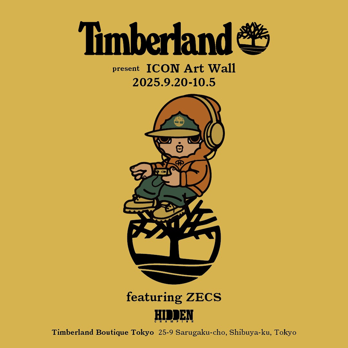 Timberlandとグラフィティライター ZECSのコラボレーション