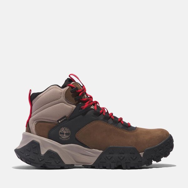 メンズ モーション スクランブル ミッド レースアップ GTX ハイキング ブーツ -  ダークブラウン|TB0A68NYW071|【Timberland公式通販】ティンバーランドオンラインショップ