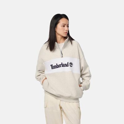 【TOKYO DESIGN COLLECTIVE】 オールジェンダー ハーフジップ スウェットシャツ