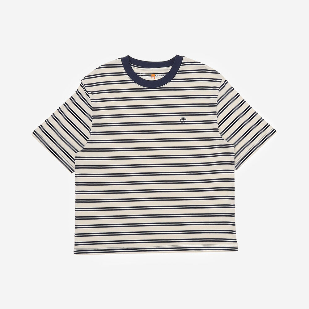 バーバリー ニットtシャツ 半袖 ストライプ 半袖 ストライプ Tシャツ レディース |【Timberland公式通販