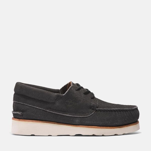 黒 モカシン Timberland ボートシューズ/モカシン/デッキシューズ(メンズ