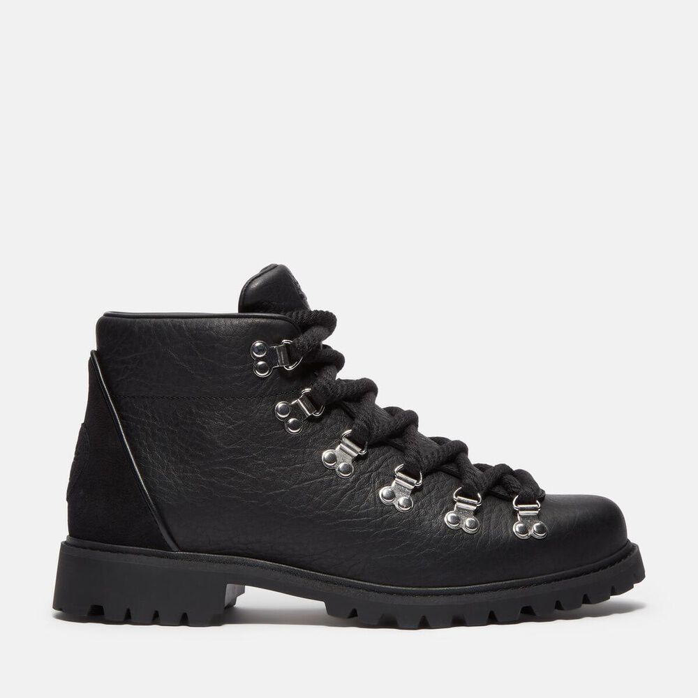 Timberland ブラック ハイカットブーツ グレイフィールド ミッド レースアップ ブーツ レディース