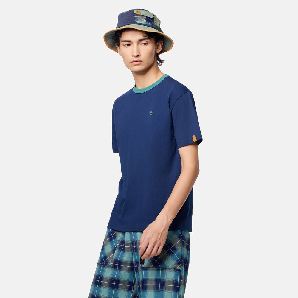 【Timberland】Garment Dye 半袖 Tシャツ グリーン / 送料無料 Timberland】Garment Dye 半袖 Tシャツ グリーン / 送料無料