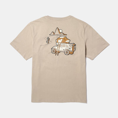 オールジェンダー 半袖 バック プリント グラフィック Tシャツ