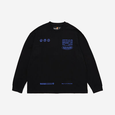 メンズ 長袖 グラフィック Tシャツ