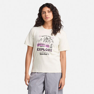 半袖 ティンバーフレッシュ™　フロント グラフィック Tシャツ レディース