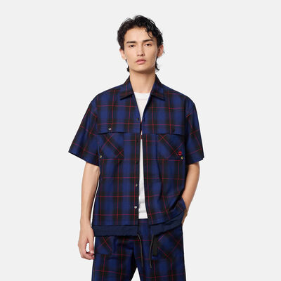 【TOKYO DESIGN COLLECTIVE】 オールジェンダー 半袖 プレイド シャツ