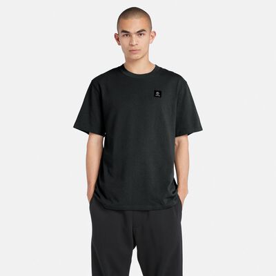 メンズ 半袖 ウーブン バッジ Tシャツ