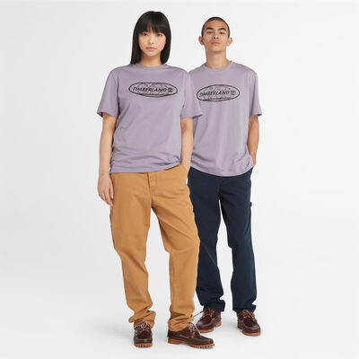 オールジェンダー 半袖 バック グラフィック Tシャツ