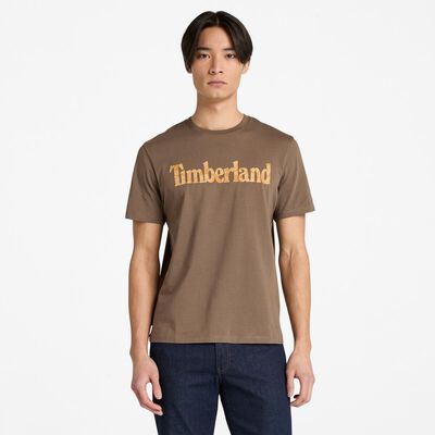 半袖 フローラル ロゴ Tシャツ メンズ
