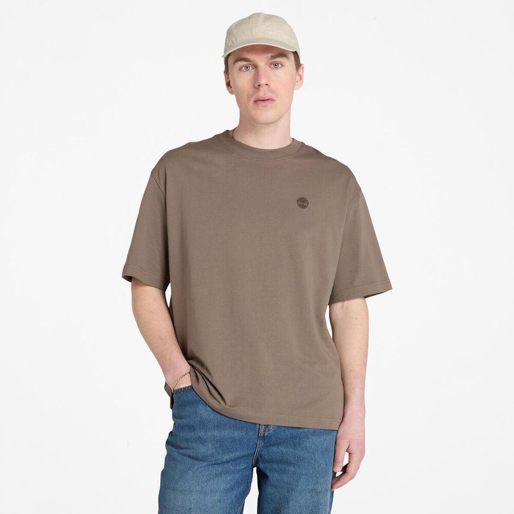【Timberland】半袖 スリム Tシャツ ピンク / 送料無料 半袖 スリム クルー Tシャツ メンズ ｜【Timberland公式通販