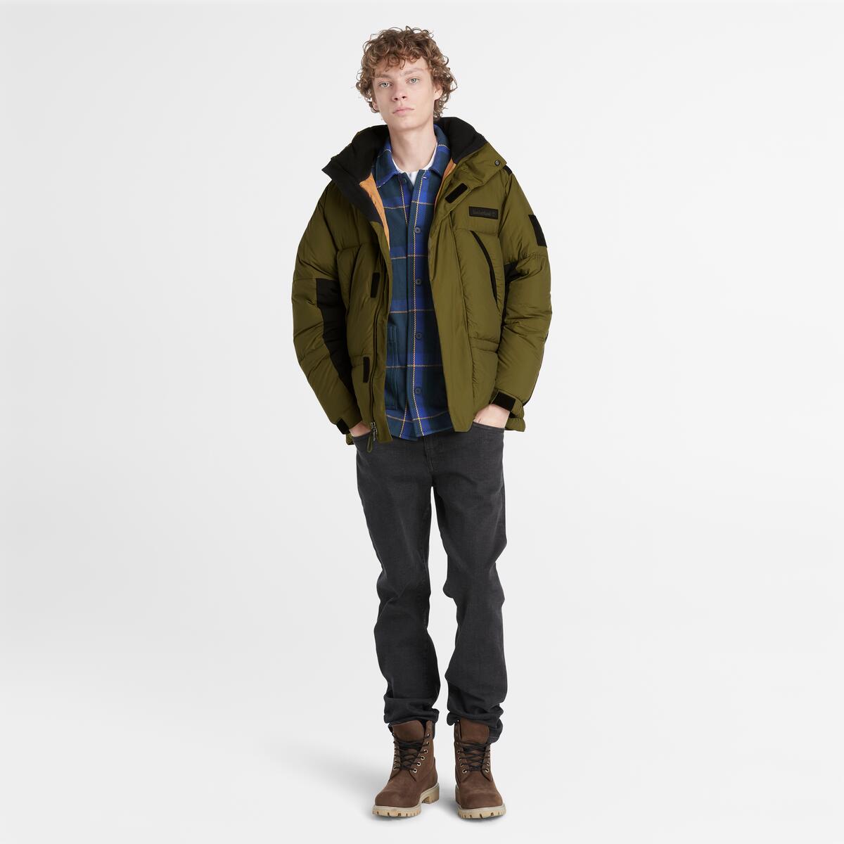 ホーカー リサイクル ダウン パーカー メンズ ｜【Timberland