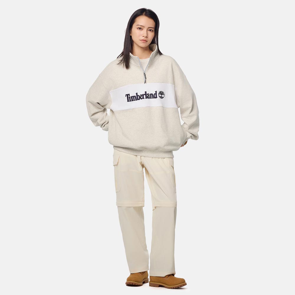 【TOKYO DESIGN COLLECTIVE】 オールジェンダー ハーフジップ スウェットシャツ image number 2