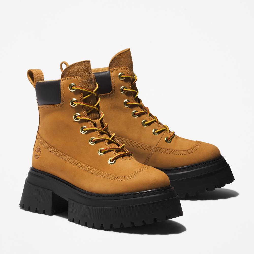 レディース ティンバーランド スカイ 6インチ レースアップ ブーツ - ウィート|TB0A2KMU2311|【Timberland公式通販】 ティンバーランドオンラインショップ