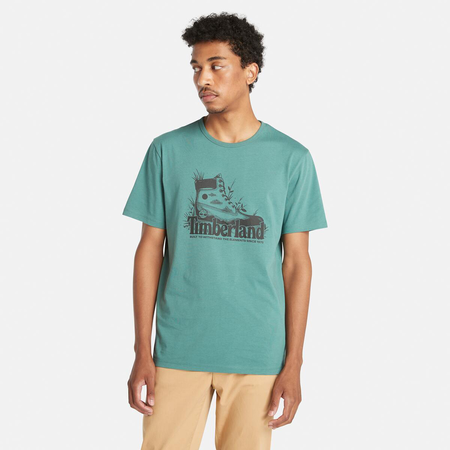 半袖 ブーツ ロゴ Tシャツ メンズ image number 0
