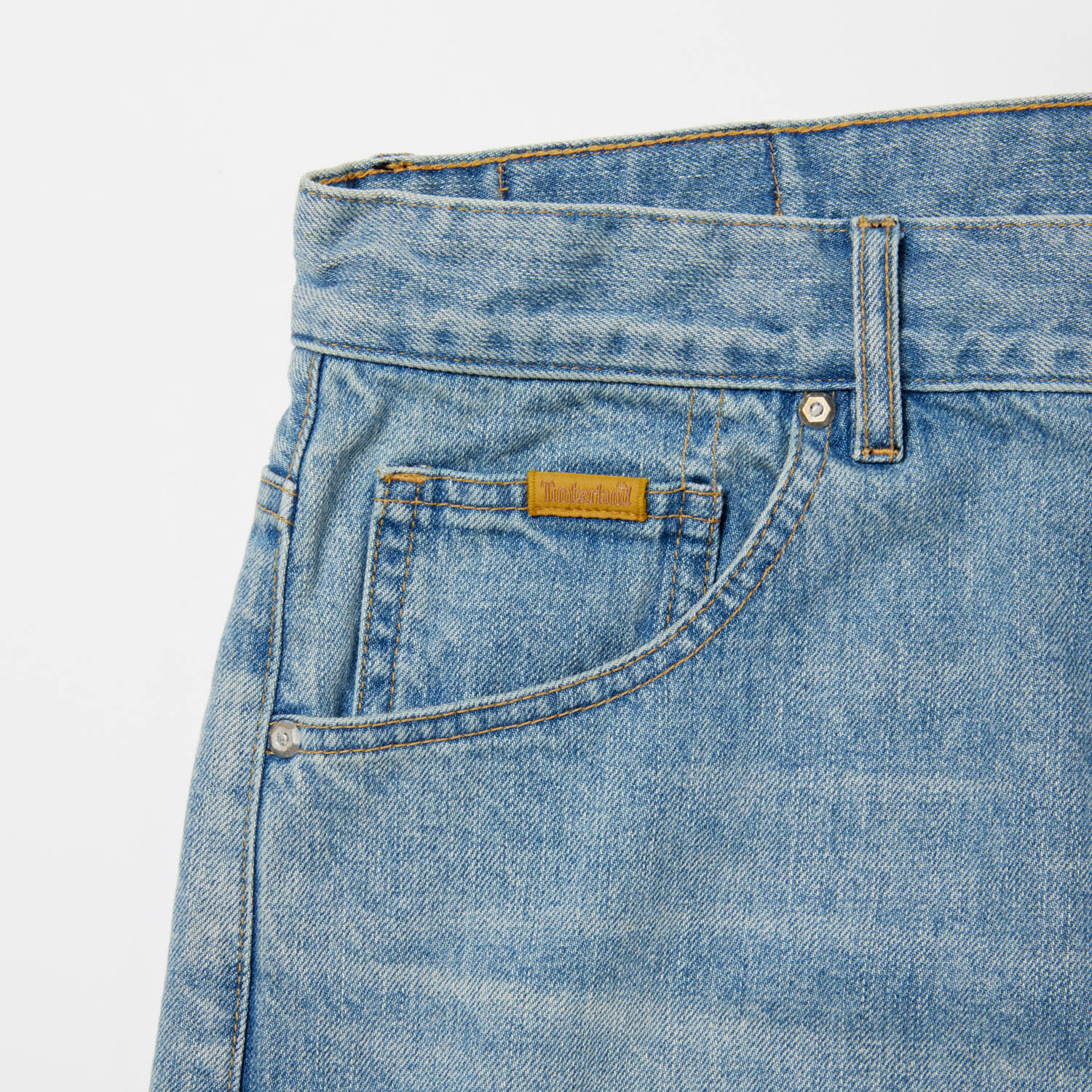 90s timberland カバーオール デニム ティンバー USA製 90s Timberland Denim Jacket 青 L ティンバーランド