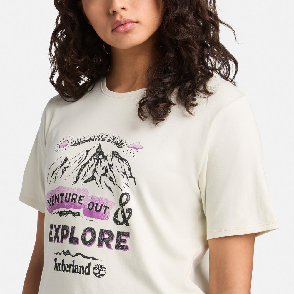 半袖 ティンバーフレッシュ™　フロント グラフィック Tシャツ レディース image number 2