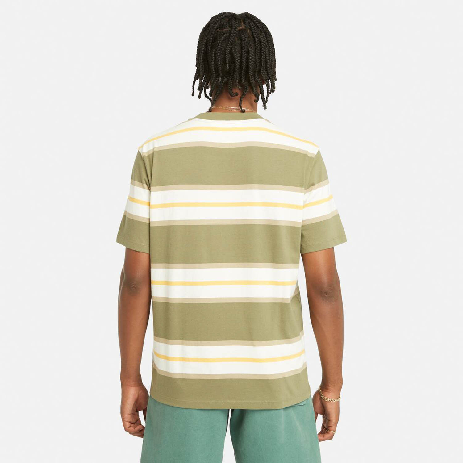 メンズ 半袖 ストライプ Tシャツ image number 3