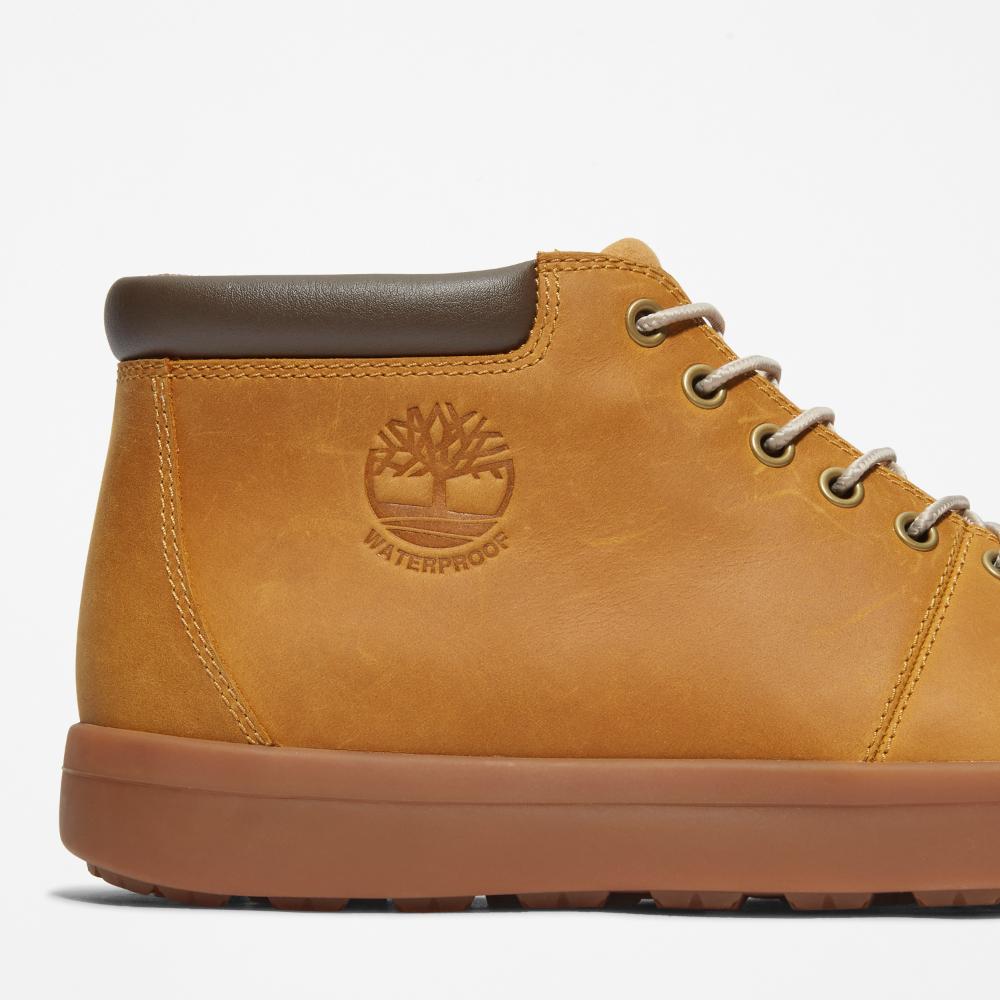 メンズ アッシュウッド パーク ミッド レースアップ ウォータープルーフ スニーカー -  ウィート|TB1A2DSC2311|【Timberland公式通販】ティンバーランドオンラインショップ