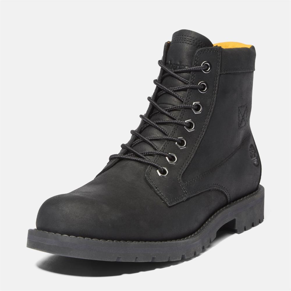 メンズ レッドウッド フォールズ ミッド レースアップ ウォータープルーフ ブーツ - ブラック|TB1A44P10151|【Timberland 公式通販】ティンバーランドオンラインショップ