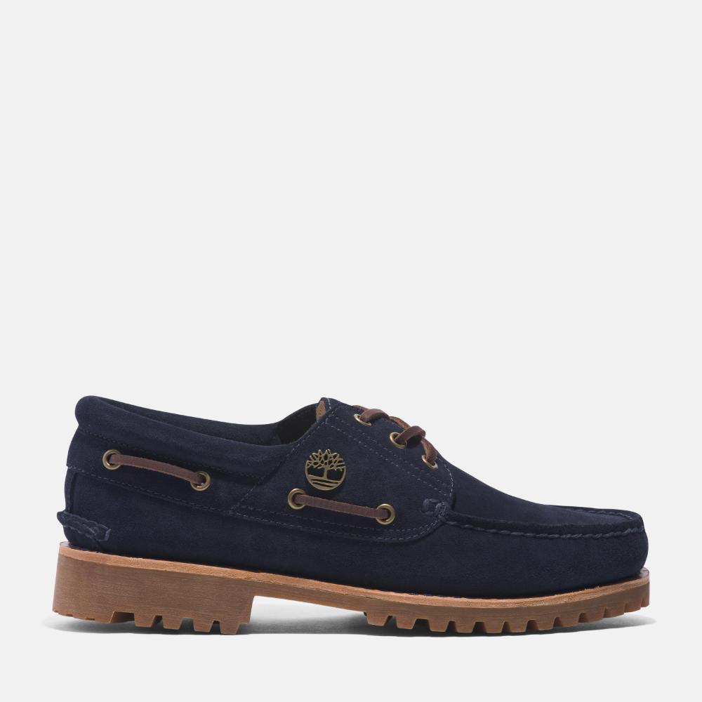 メンズ ティンバーランド® オーセンティック ハンドソーン ボート シューズ -  ダークブルー|TB0A683WEP31|【Timberland公式通販】ティンバーランドオンラインショップ