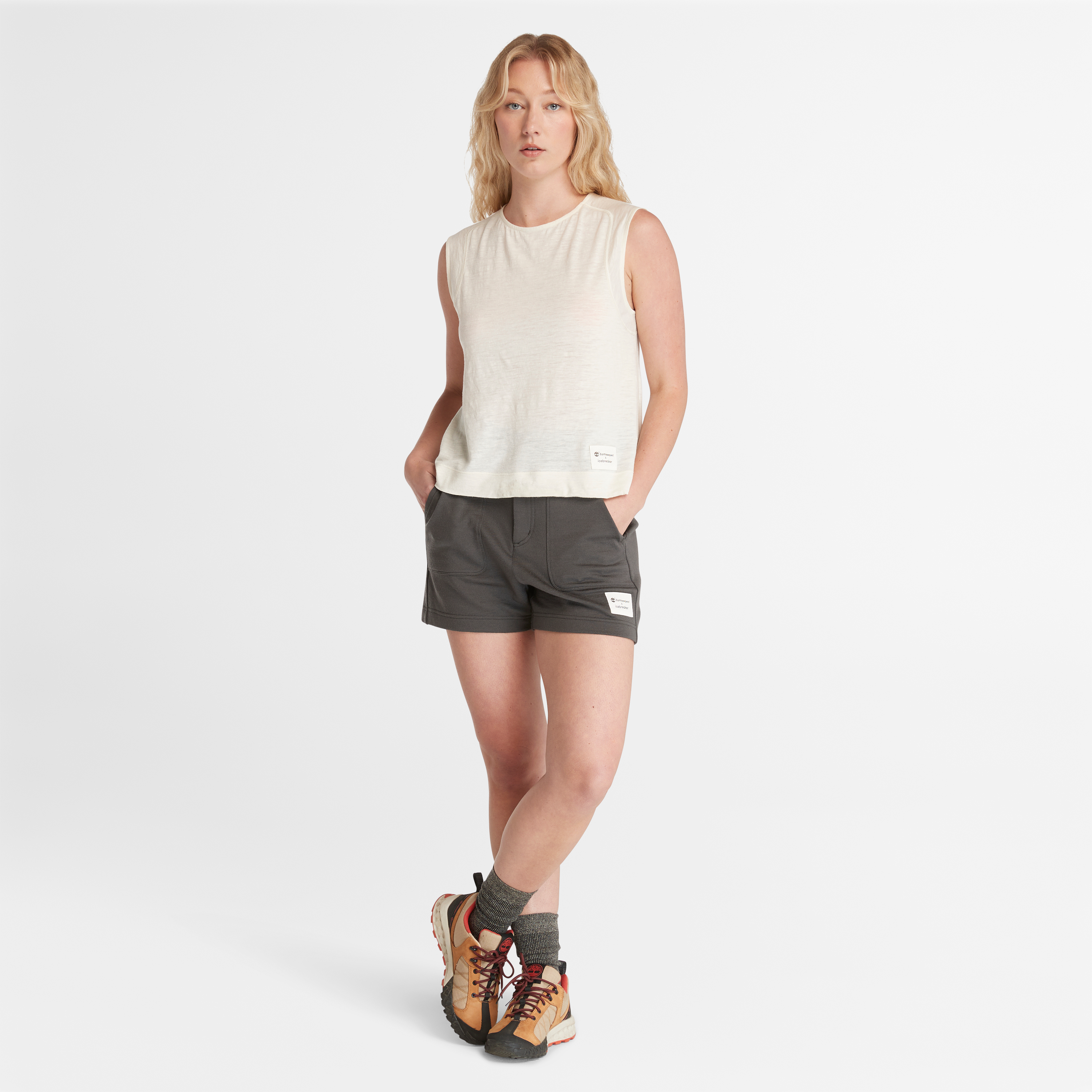 【Icebreaker x Timberland】 レディース スリーブレス トップ image number 1