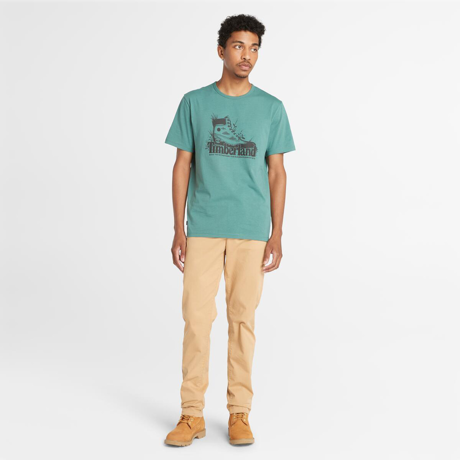 半袖 ブーツ ロゴ Tシャツ メンズ image number 1