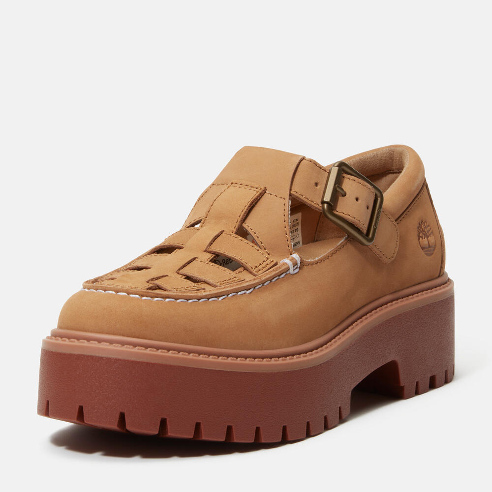 s.　ティンバーランド　レディース　24.5 ストーン ストリート バックル シューズ レディース