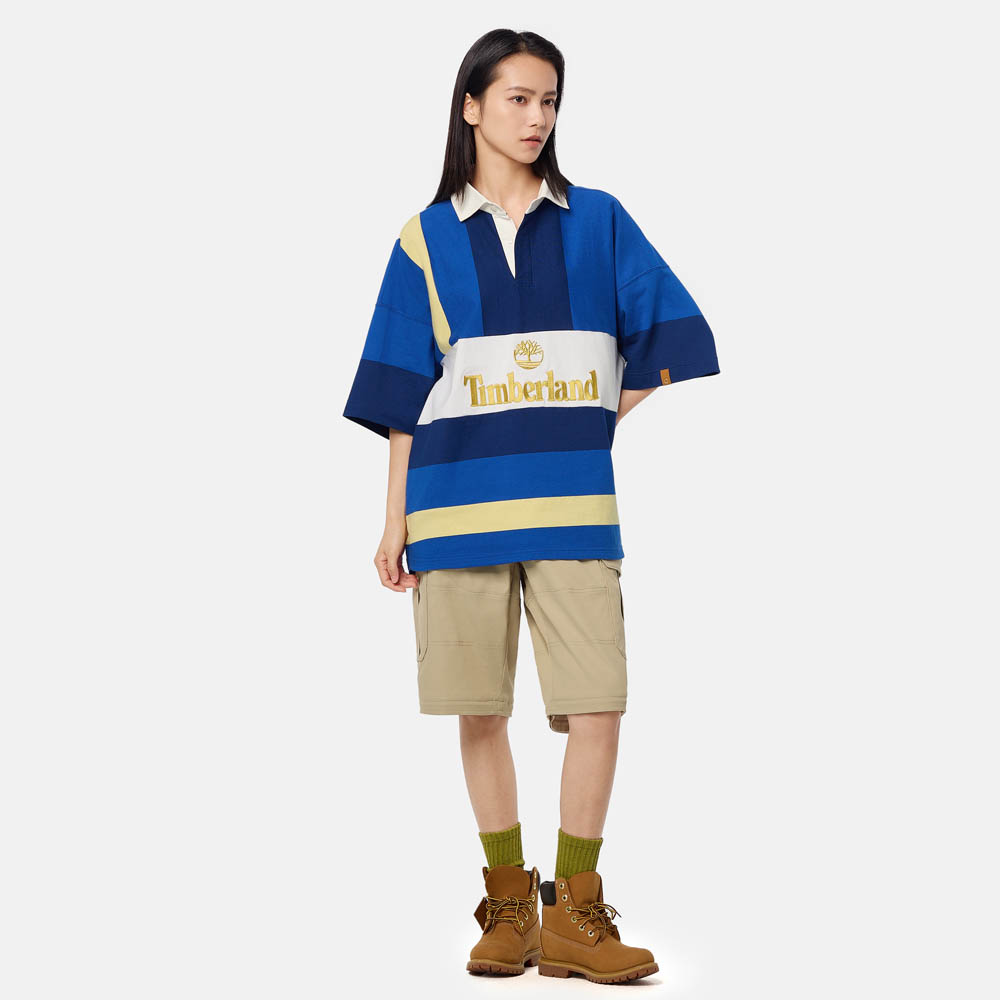 【TOKYO DESIGN COLLECTIVE】 半袖 ラグビー シャツ ユニセックス image number 2