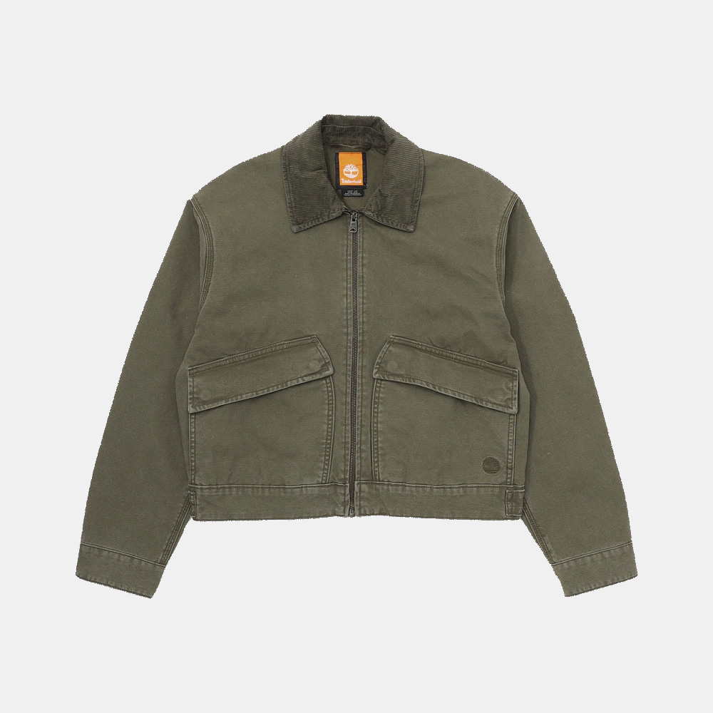 ウォッシュド キャンバス ジャケット レディース image number 0