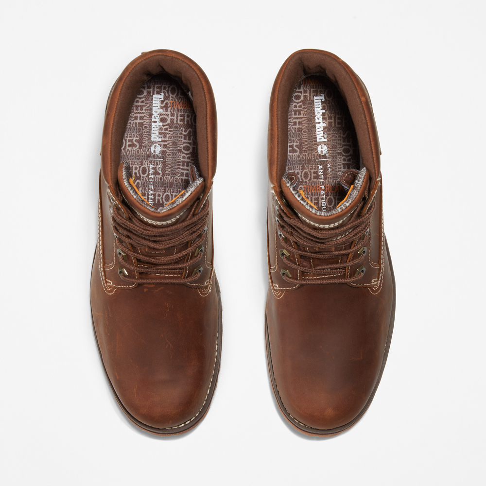 メンズ ラグド ミッド レースアップ ウォータープルーフ ブーツ - ブラウン|TB1A2JJBF131|【Timberland公式通販】 ティンバーランドオンラインショップ
