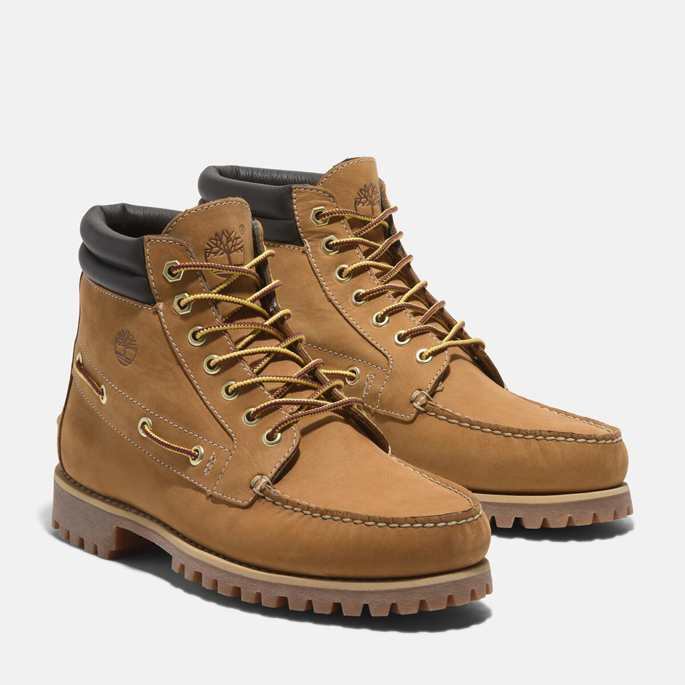 メンズ ティンバーランド® オーセンティック ミッド レースアップ ブーツ - ウィート|TB0A2N4C|【Timberland公式通販】 ティンバーランドオンラインショップ
