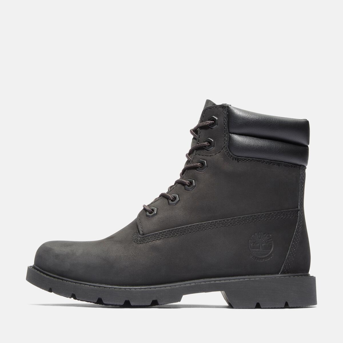レディース リンデン ウッド 6インチ レースアップ ウォータープルーフ ブーツ - ブラック|TB1A156S0011|【Timberland 公式通販】ティンバーランドオンラインショップ
