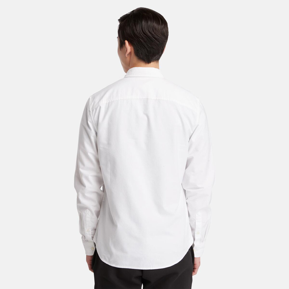 長袖 オックスフォード スリムフィット シャツ メンズ image number 4