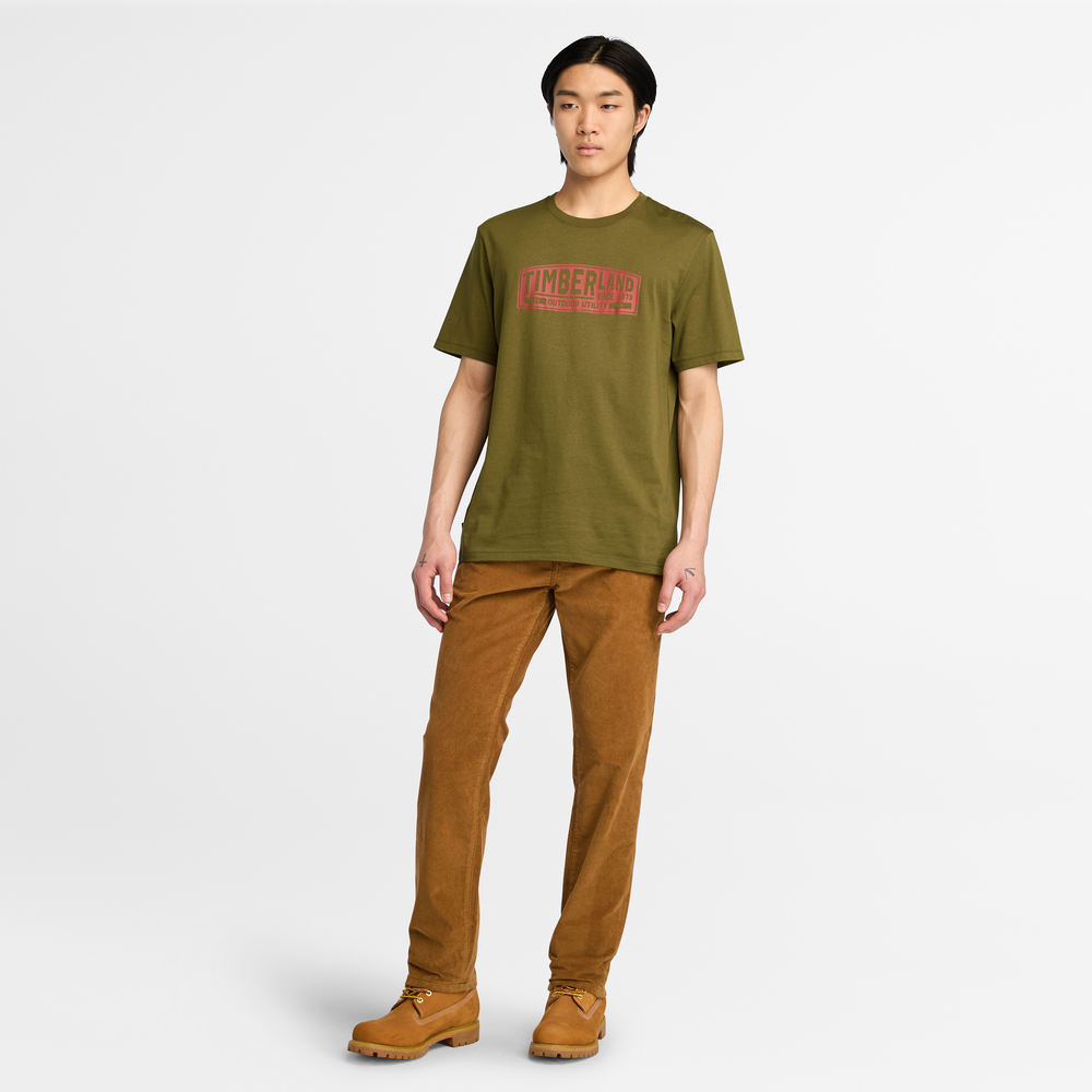 メンズ 半袖 ロゴ グラフィック Tシャツ image number 1