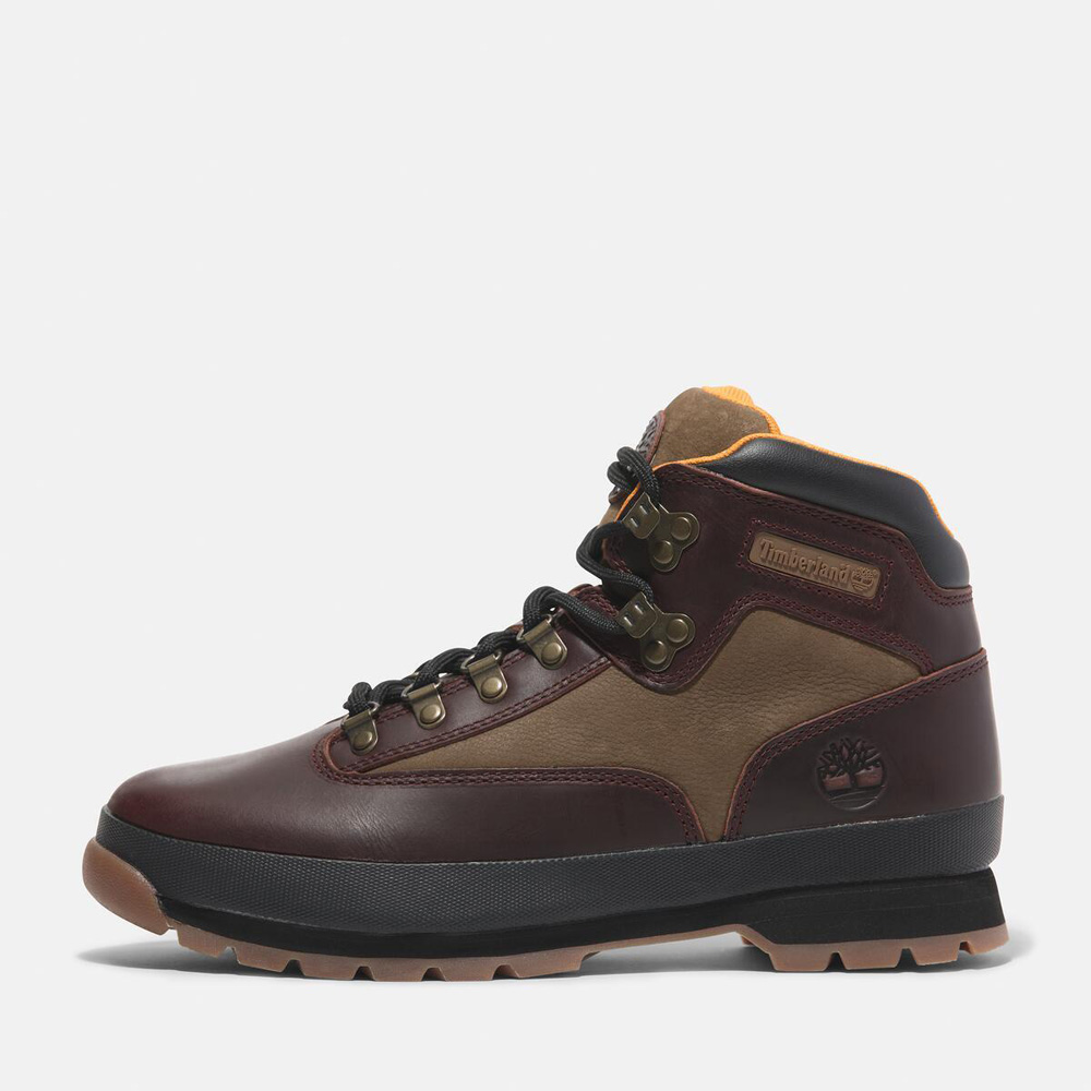 メンズ ミッド レースアップ ユーロハイカー - バーガンディー|TB0A2P27EIW1|【Timberland公式通販】ティンバーランド オンラインショップ