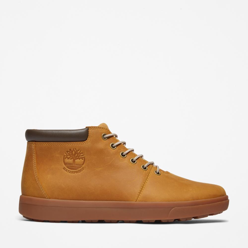 メンズ アッシュウッド パーク ミッド レースアップ ウォータープルーフ スニーカー - ウィート|TB1A2DSC2311|【Timberland 公式通販】ティンバーランドオンラインショップ