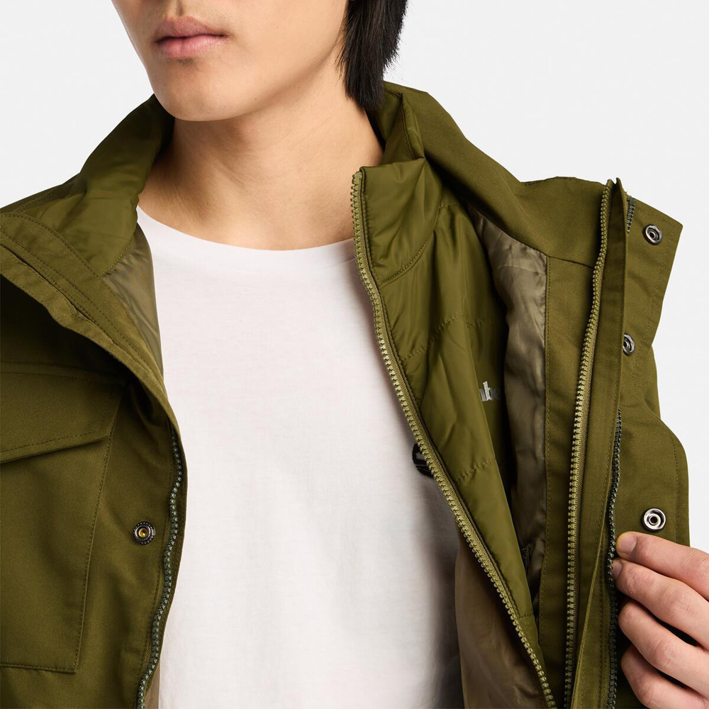 timberland 3in1 M-65タイプ フィールドジャケット Timberland SNOWDOWN PEAK 3-IN-1 M65 JACKET – DTLR