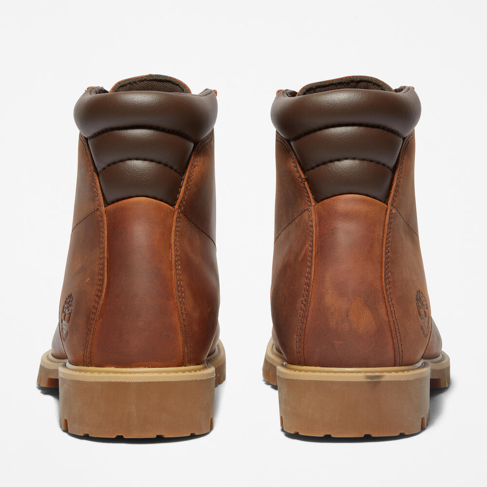 メンズ アルバーン 6インチ レースアップ ウォータープルーフ ブーツ - ミディアムブラウン|TB1A1H8Q8551|【Timberland 公式通販】ティンバーランドオンラインショップ