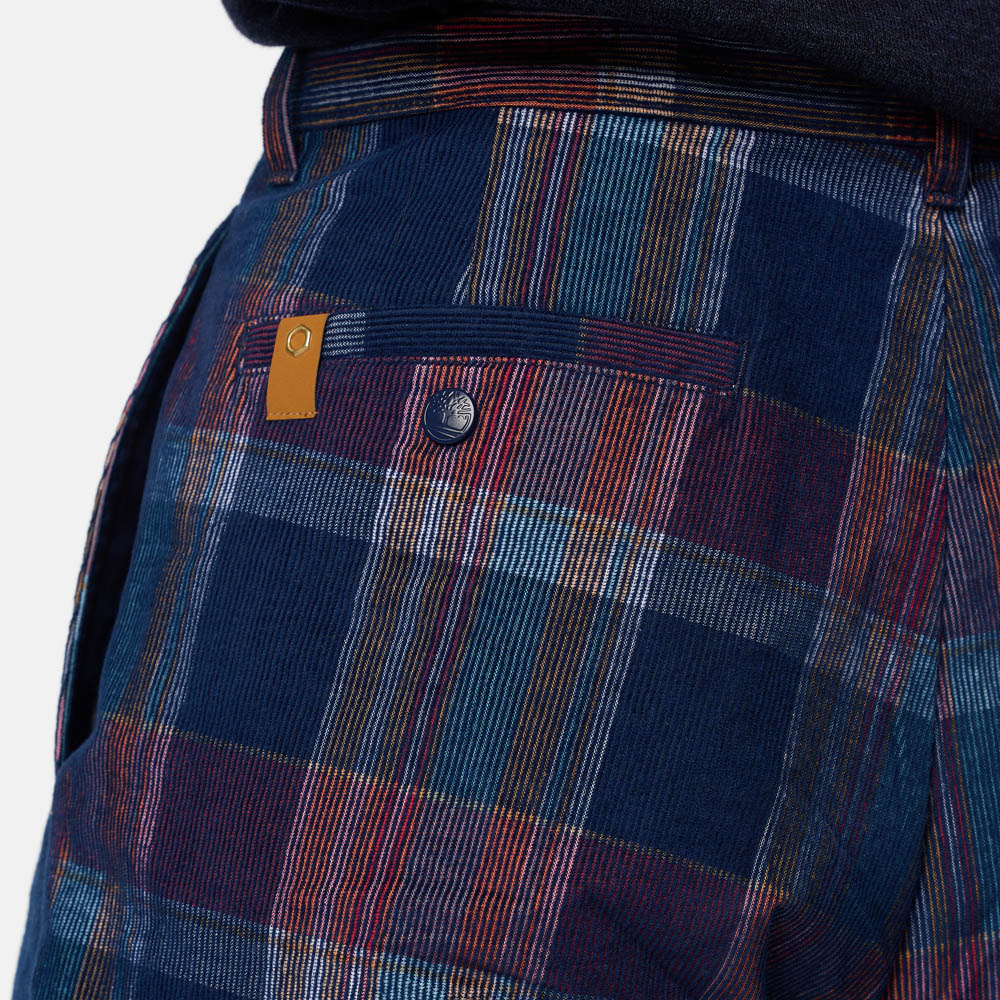 【TOKYO DESIGN COLLECTIVE】 オールジェンダー コーデュロイ プレイド ショーツ image number 4