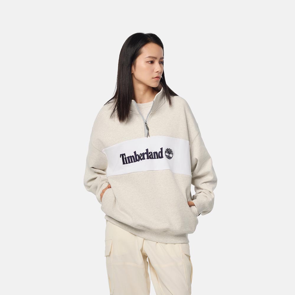 【TOKYO DESIGN COLLECTIVE】 オールジェンダー ハーフジップ スウェットシャツ image number 0