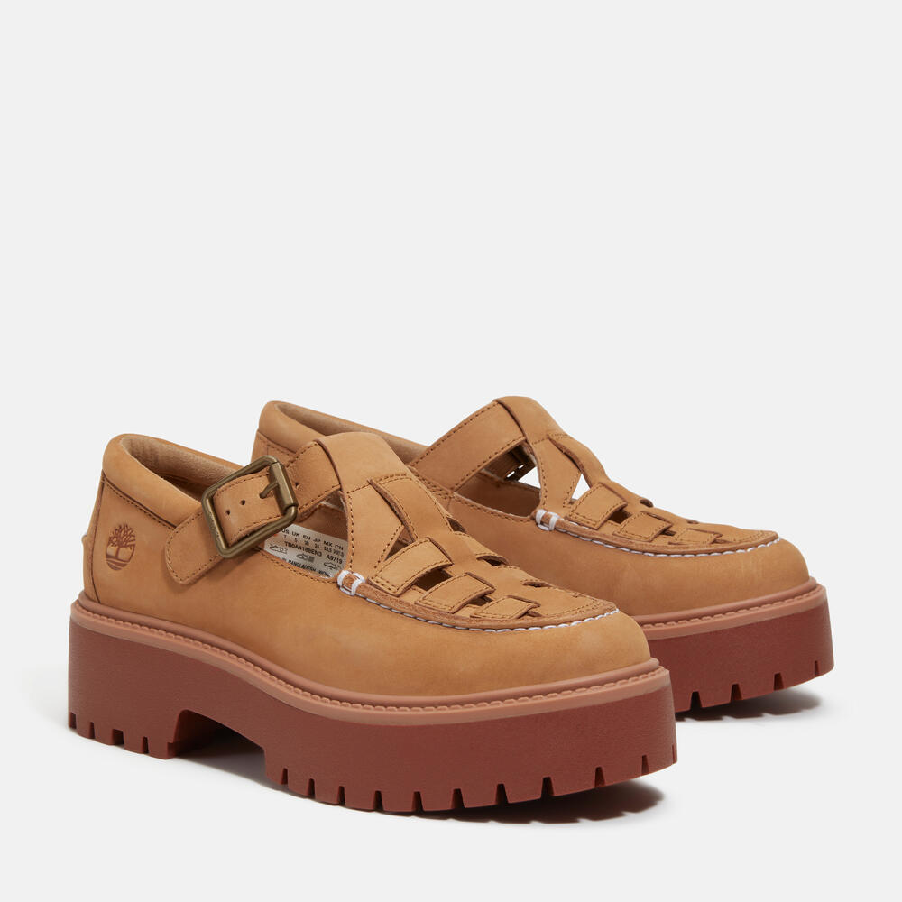 新品未使用【Timberland】ストーンストリートバックルシューズ23cm ストーン ストリート バックル シューズ レディース