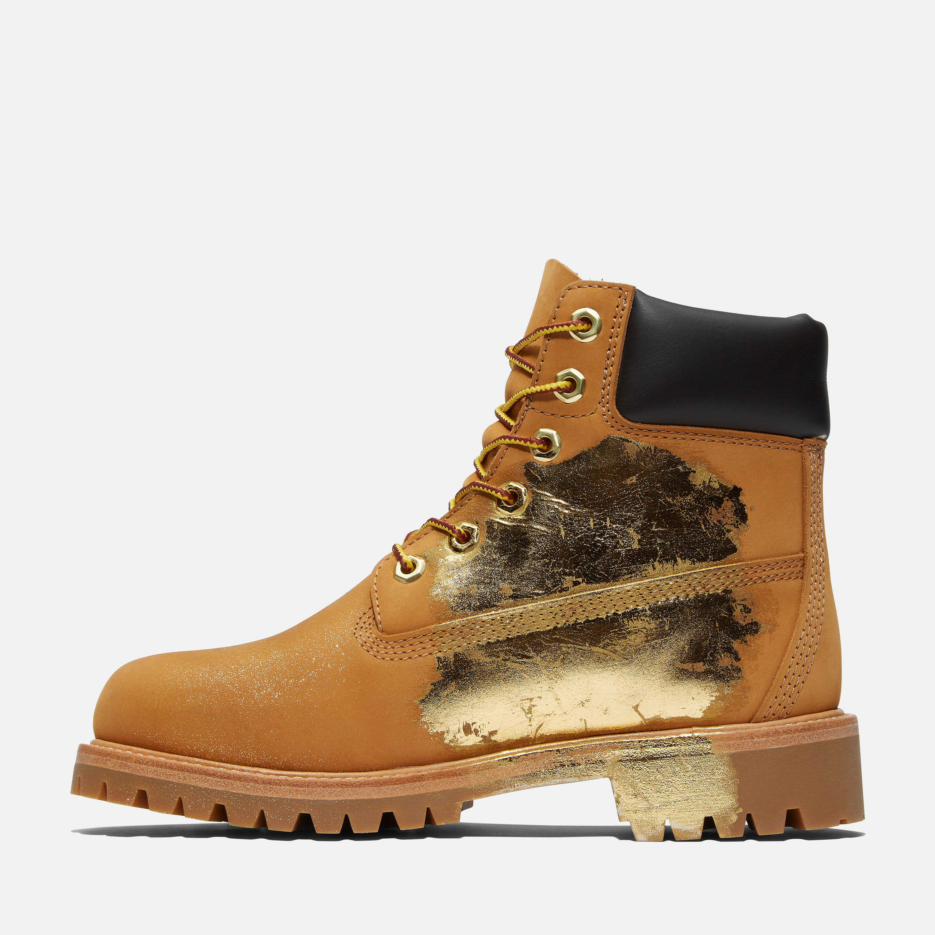 【Jimmy Choo x Timberland】レディース 6インチ スプレー プリント ブーツ - ウィート/ゴールド
