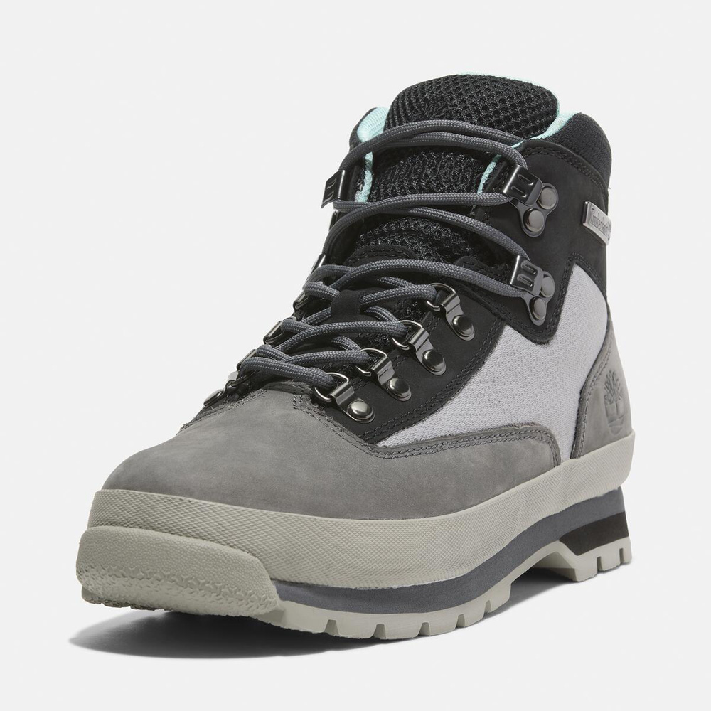 メンズ ミッド レースアップ ユーロハイカー - ミディアムグレー|TB0A6DYHEL81|【Timberland公式通販】ティンバーランド オンラインショップ