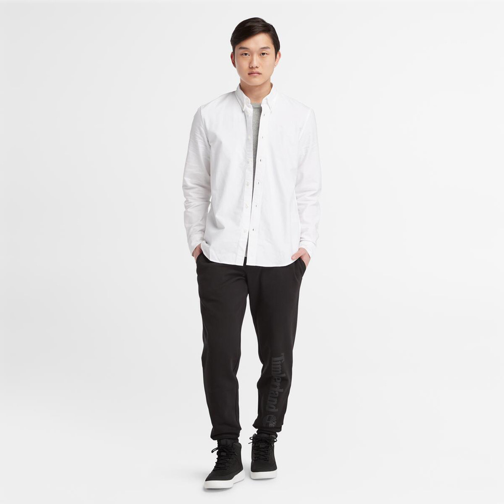 長袖 オックスフォード スリムフィット シャツ メンズ image number 1