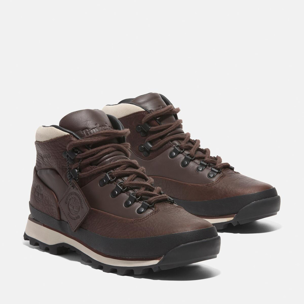 メンズ ユーロハイカー ミッド レースアップ GTX ブーティー ブーツ - ダークブラウン|TB0A6E6DW011|【Timberland公式通販】 ティンバーランドオンラインショップ