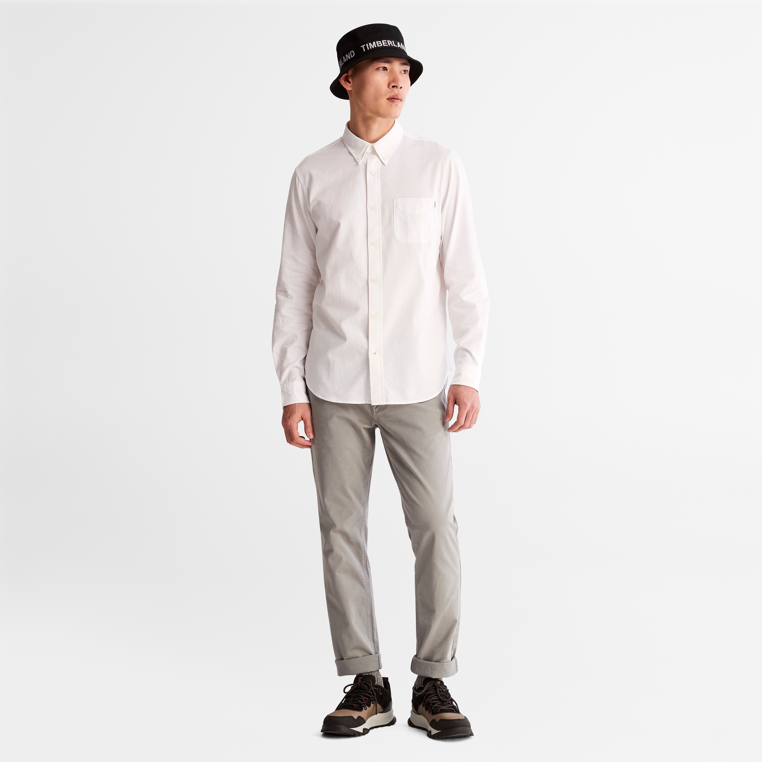 長袖 オックスフォード シャツ メンズ image number 2