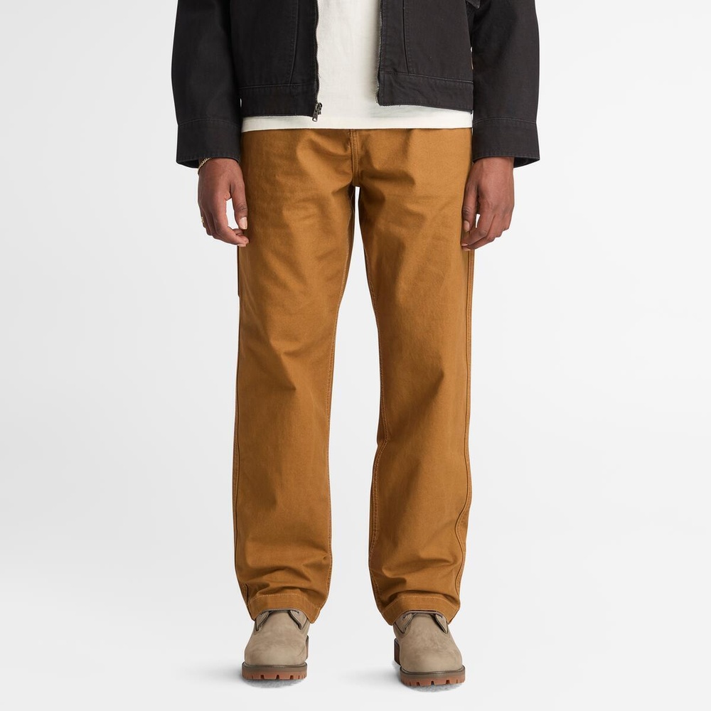 ウォッシュド キャンバス カーペンター パンツ メンズ