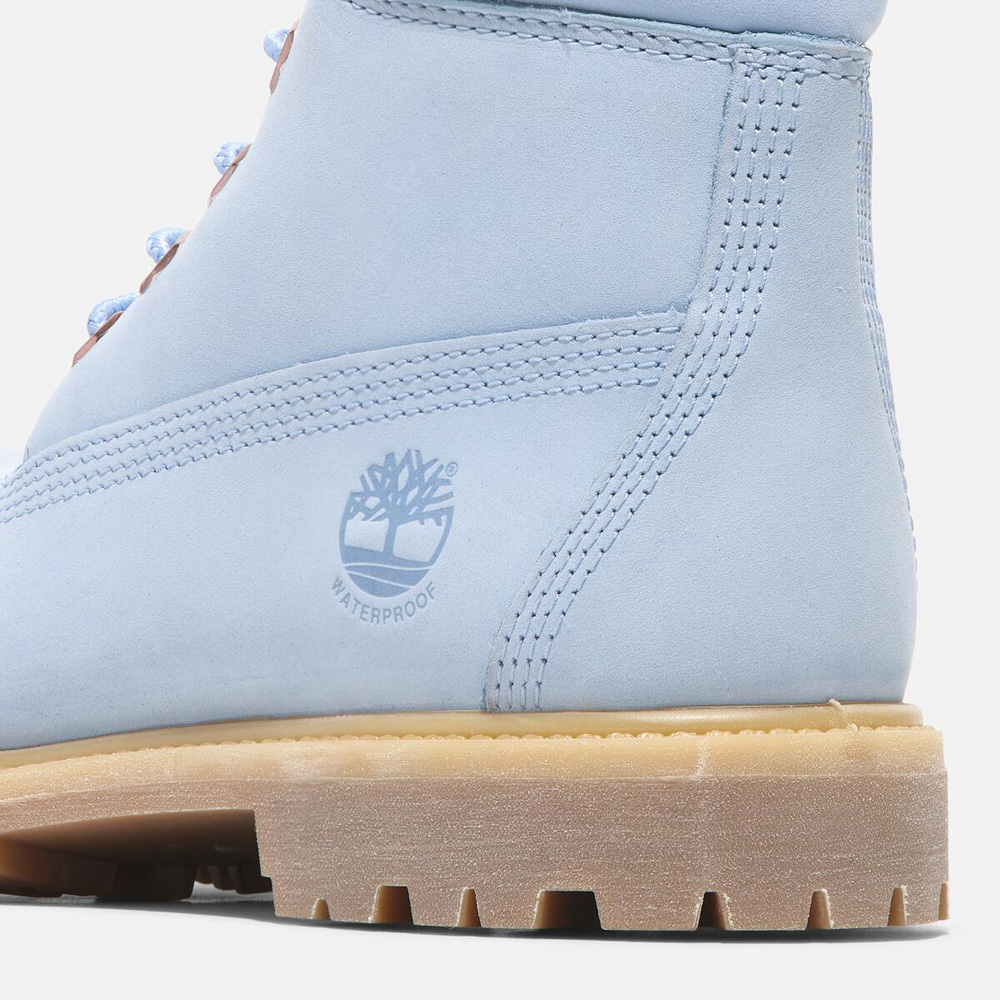 レディース ティンバーランド® プレミアム 6インチ ウォータープルーフ ブーツ -  ライトブルー|TB0A2HR8EKM1|【Timberland公式通販】ティンバーランドオンラインショップ