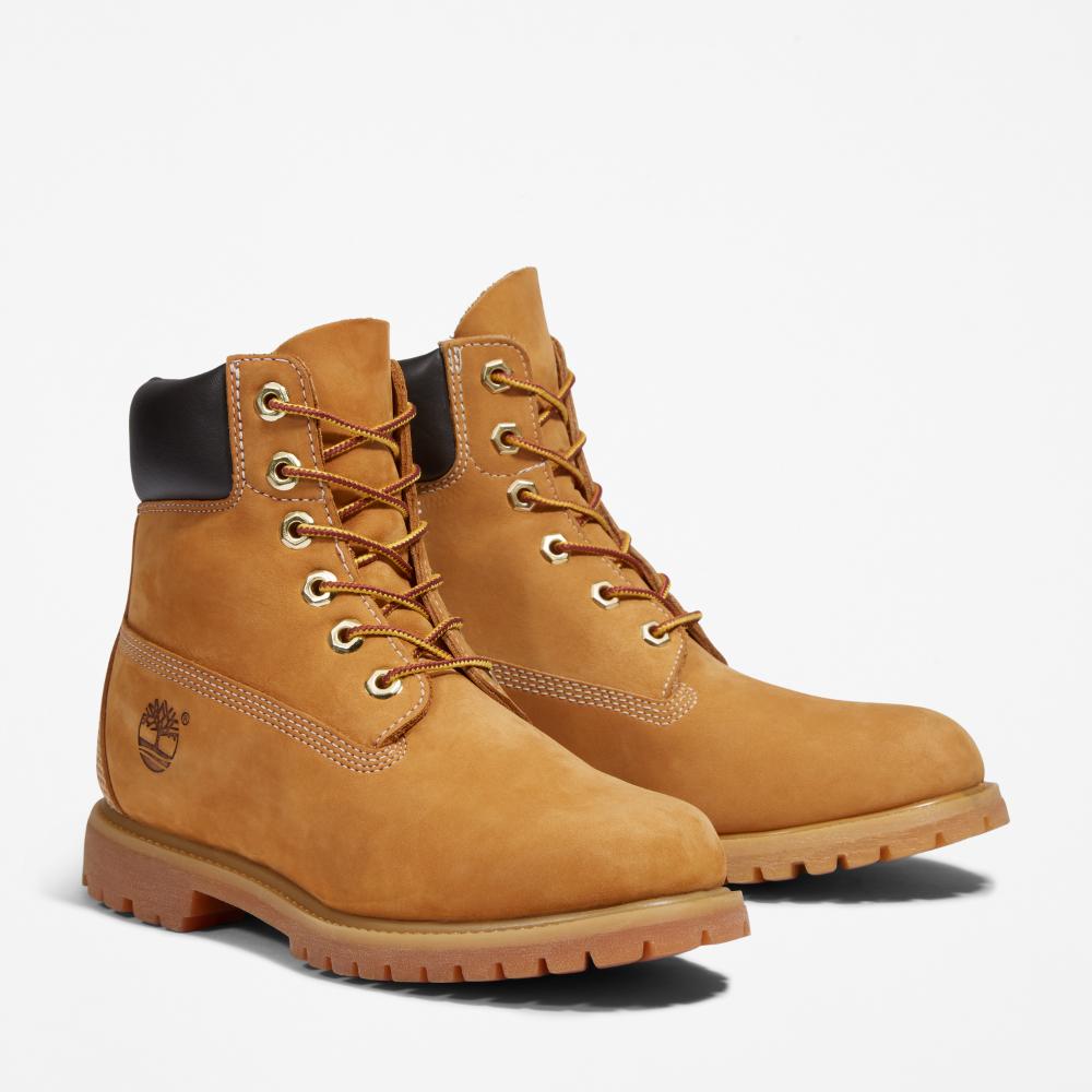 定番】レディース 6インチ プレミアム ウォータープルーフ ブーツ - ウィート|TB1103617131|【Timberland公式通販】 ティンバーランドオンラインショップ